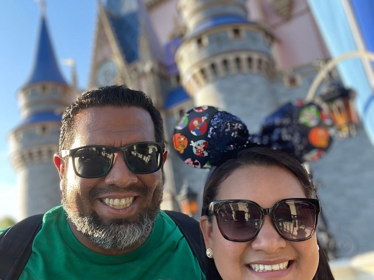 Nathy y Roberto en Disney World y Crucero Disney